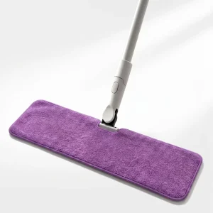 Thickened Perforated Microfiber Mop Cloth Wet & Dry Dual Use Lint-Free