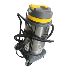 Three Motor Industrial Vacuum Cleaner High Power Suction for Wet Dry Commercial Use
