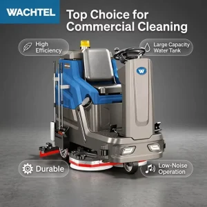 Tool free Quick Replacement Suction Motor Ride on Floor Scrubber Low Maintenance Cost Factory Floor Scrubber
