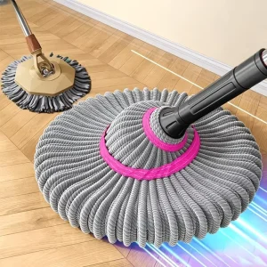 Top Rated Hands Free Self Wringing Mop Super Absorbent Wet Dry Use Long Handle Floor Cleaning Mop For Household Daily Cleaning