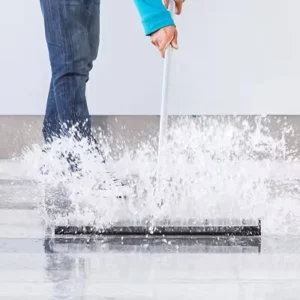 Toprank Reusable Cleaning Product Floor Silicone Squeegee EVA Floor Water Wiper Squeegee Steel Floor Cleaning Wiper