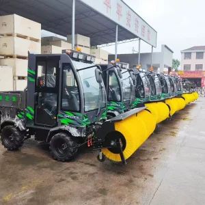 Tractor-Mounted Cordless Snow Blower Sweeper for ATVs and Roads