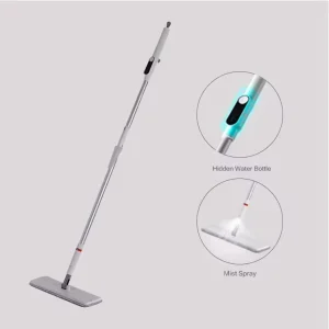 Ultra-Fine Microfiber Spray Mop 360° Rotating Head Flat Mop for Floor and Window Cleaning