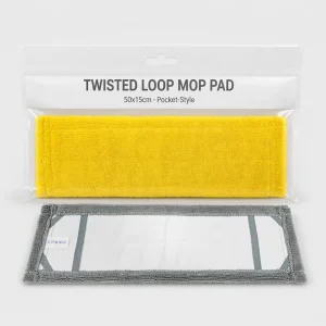Universal Fit Microfiber Flat Mop Pad Replacement Double-Sided Pocket Washable Floor Cleaning Cloth Factory Direct OEM