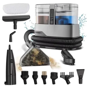 Upholstery Carpet Cleaner Machine Handheld Spot Cleaner for Sofa & Curtain Lightweight Powerful 1800W Wet Dry Vacuum Cleaner
