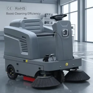 Upright Electric Broom Road Dust Floor Sweeper