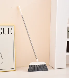 Upright Lightweight Broom and Dustpan Set for Home Kitchen Office Lobby Floors
