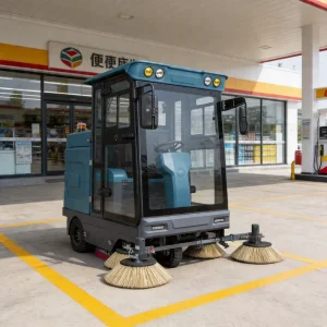User Friendly GIYO S2000 Ride on Compact Automatic Easy Maintenance Office Floor Sweeper