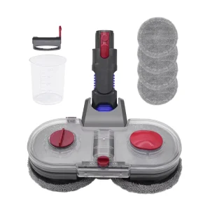 V11 Floor Vacuum Cleaner Mop Brush Set with Wet-Dry Drip Spray and Stainless Steel Components