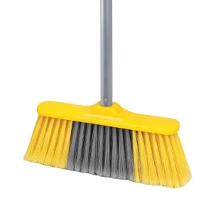 VIPaoclean Long Handle Floor Sweeping Plastic Broom For Floor Cleaning