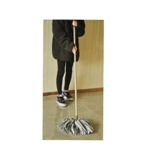 VIPaoclean Microfiber Twist Mop Free Hand Wash Floor Cleaning Lazy Mop