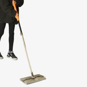 VIPaoclean Telescopic Handle Large Microfiber Flat Mop