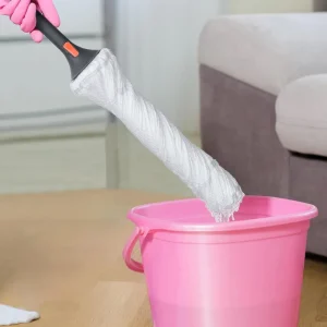 VIPaoclean Twist Flat Mop No Hand Washing Microfiber Twist Mop