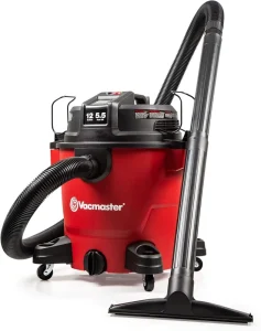 Vacmaster 12 Gallon 5.5 Peak HP Heavy Duty Industrial Commercial Wet and Dry Vacuum Cleaner VJH1211PF 1101