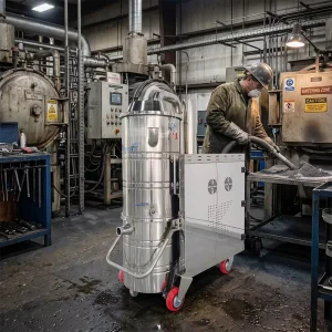 Vacuum Cleaner for Hot Tungsten Powder, Tungsten Carbide Dust, Cobalt Powder, Graphite Boat Sinter Ash, Carbide Chips