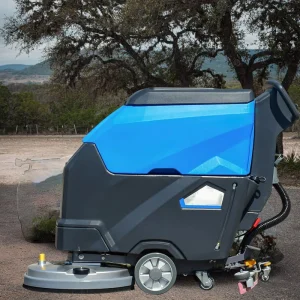 Vacuum Commercial Floor Sweeper Machine with Scrubber Brush
