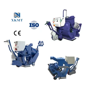Vertical Portable Shot Blasting Machine with PLC Motor Steel Shot and 7.5KW Power for Concrete Floor Cleaning