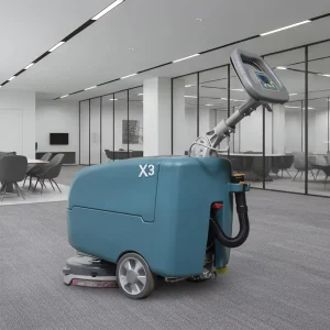 Visual Fill GIYO X3 Tile Floor Scrubber Machine Clear Tube for School Custodian Tile Checks