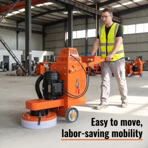 Walk-Behind 400 mm Concrete Floor Grinder 4 kW Epoxy Floor Grinding and Polishing Machine