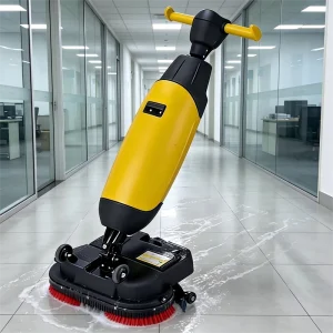 Walk-Behind Battery Floor Scrubber with Water Recovery System for Indoor Hard Floors