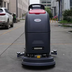 Walk-Behind Commercial Floor Scrubber Dryer with Long Runtime Battery