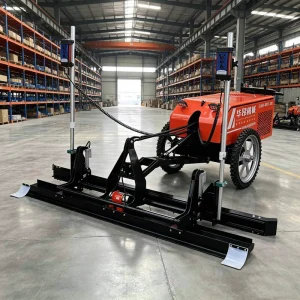 Walk-Behind Concrete Laser Screed Machine for Large-Area Floor Leveling