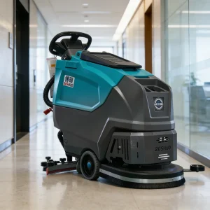Walk-Behind Electric Floor Scrubber Machine with Cold Water Cleaning