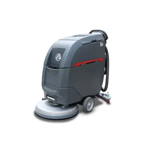 Walk-Behind Electric Scrubber Floor Sweeper Machine for Factory and Workshop Use, 530mm Sweeping Path