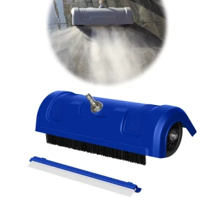Walk-Behind Floor Scrubber Machine with Sweeping and Mopping Functions