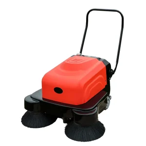 Walk-Behind Floor Scrubber Sweeper with Battery and Motor for Hotels