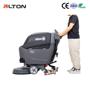 Walk-Behind Floor Scrubber T4B CE ISO9001 510mm Battery Floor Cleaning Machine Factory