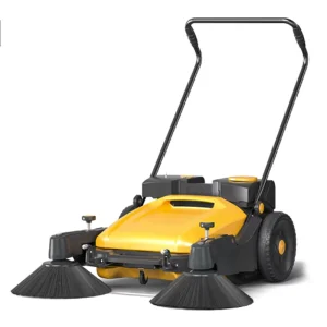 Walk Behind Manual Push Road and Lawn Sweeper