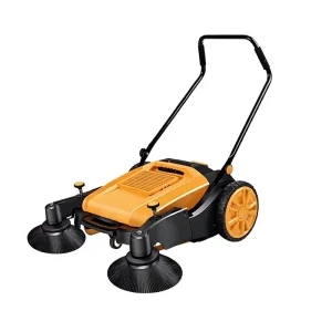 Walk-Behind Manual TPE Floor Sweeper with Descaling and Stripping Function