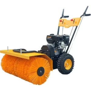 Walk-Behind Motorized Snow Sweeper and Brushing Machine for Artificial Turf