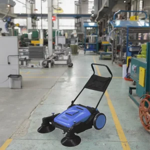 Walk-Behind Road Cleaning Mechanical Rolling Brush Industrial Manual Sweeper