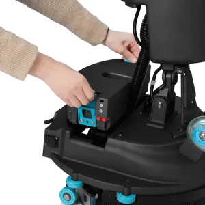 Walk-Behind Scrubber Dryer Hand-Push Floor Washing Machine