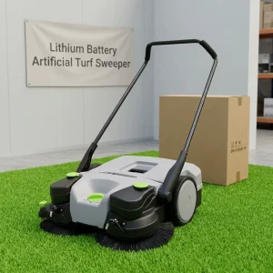 Walk Behind Sweeper Hand Push Floor Cleaning Road Battery Sweeper
