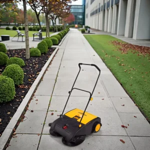 Walk-behind Hand-push Floor Sweeper for Home Yard Street and Restaurant Cleaning