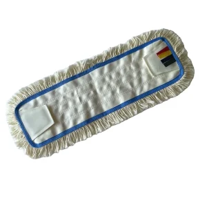 Washable Dust Mop Head Industrial Household Indoor Floor Cleaning 100% Cotton Dust Flat Mop Head Replacement