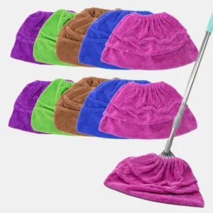 Washable Microfiber Broom Mop Replacement Cloth for Kitchen and Floor Cleaning