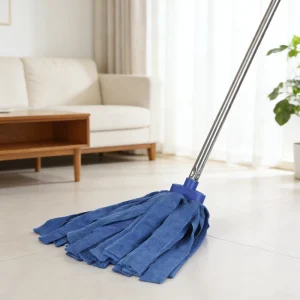 Washable Microfiber Strip Cloth Mop for Wet and Dry Floor Cleaning