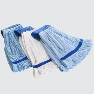 Washable Microfiber Wet Mop Refill Head for Commercial Kitchen and Bathroom Floors