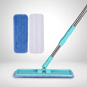 Washable Overlock Edge Microfibre Mop Replacement Cloth Self Wringer Durable 5 000 10 000 Uses for Hardwood Floor Care