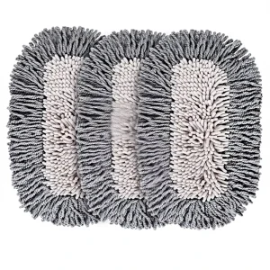 Washable Reusable Microfiber Dust Mop Replacement Pads for Hardwood Floor Cleaning