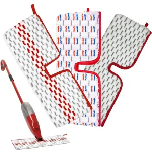 Washable Sustainable Microfiber Mop Pads with Fast Absorption Compatible with O Cedar ProMist MAX & for UltraMax Spray Mops