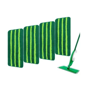 Washable Ultra-Fine Fiber Aluminum-Pole Floor Steam Mop Strip Mop Replacement Parts