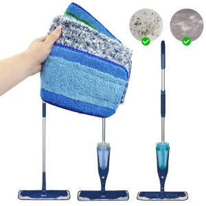 Washable Wet Mopping Pads Aluminum Pole for Robot Mop Reusable Dust Cleaning Cloth Pad Accessories