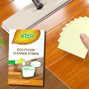 Water-Soluble Concentrated Floor Cleaning Sheets for Stain Removal