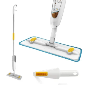 Water Spray Microfiber Flat Mop Compatible with Disposable Non-woven Cleaning Cloth Cleaning Floor Mop Sweeper