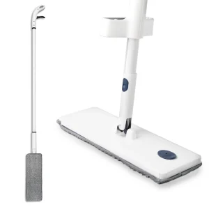 Water Spray Microfiber Self-wringing Mop Cleaning Floor Self Wringing Flat Mop with Spray for Kitchen